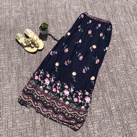 Floral layer maxi skirt - Picture 4 of 4